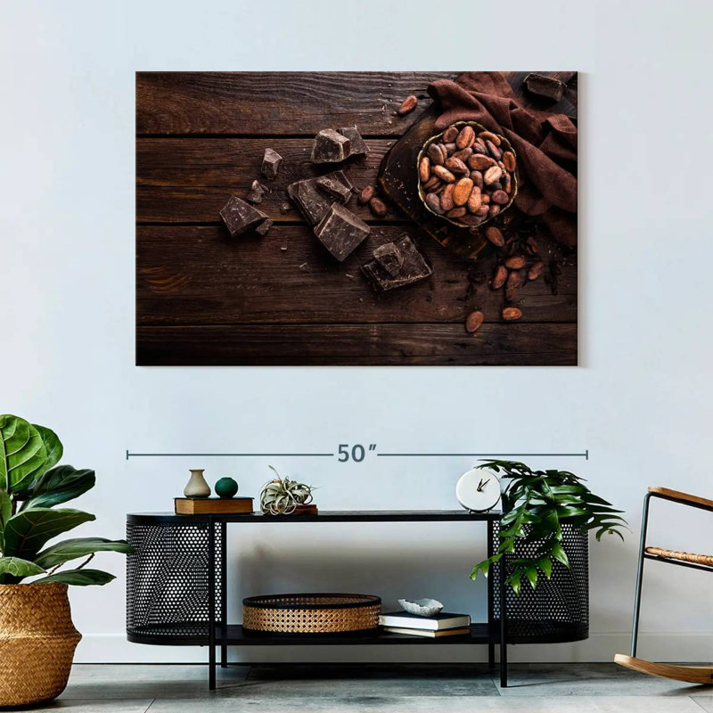 Yarlin Chocolate And Cocoa Beans, 32" H x 48" W