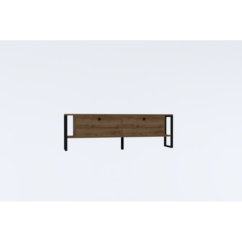 Puqa Design TV Stand for TVs up to 70", Brown