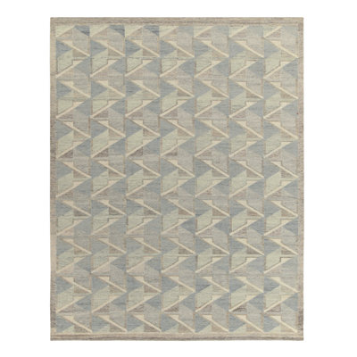 Scandinavian Wool Geometric Area Rug