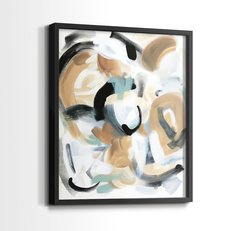 "ABSTRACT Series DCCXCV" par J Paul, Noir, noir, noir, noir, H 11 po x l 9 po