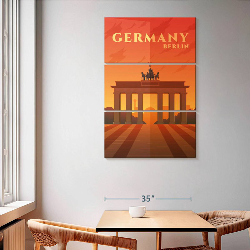 Sireci German Brandenburg Gate, 65" H x 42" W