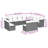 Garden Sofa Set Poly Rattan Large Adjustable Feet-314264049-314264057