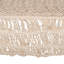  Hamac en corde de coton pour 1 personne Fringed Island avec barre d'écartement, 78 x 48