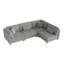 Canapé modulaire rembourré en velours côtelé l 120,6 po Seemab-369937037