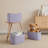  3-Piece Cotton Rope Storage Basket Set, Rectangular Woven Shelf Bins with Handles-1348576731
