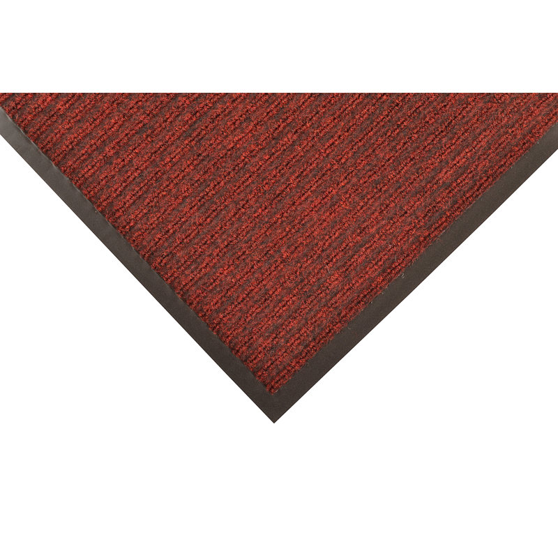 Paillasson Yolande Heritage, Rouge / Noir, Rectangle 3 pi x 5 pi