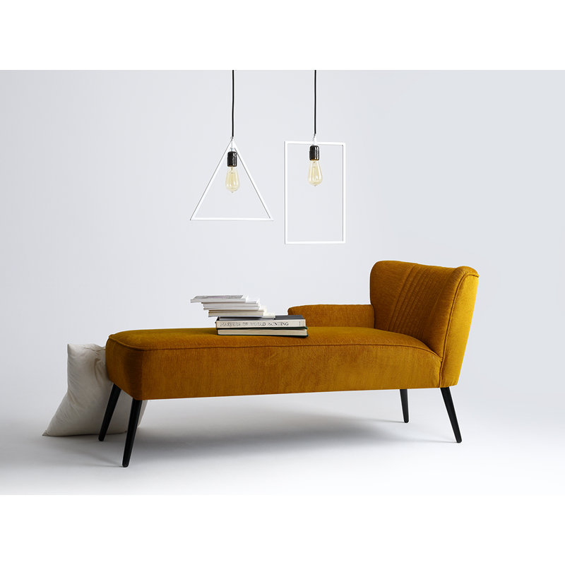 1 - Light White Square/Rectangle Pendant, White, 190cm H x 25cm W x 5cm D