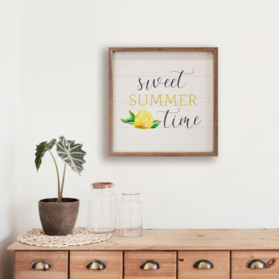 Doux été, citron et blanc