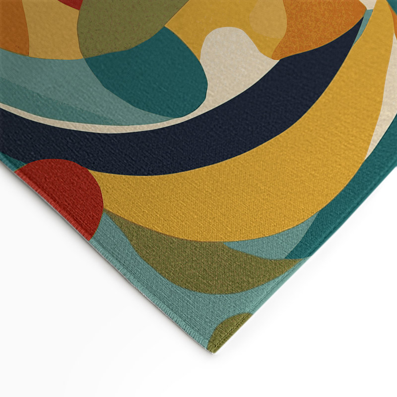 Tapis intérieur et extérieur Flashy Zest, Rectangle 4pi x 6 pi