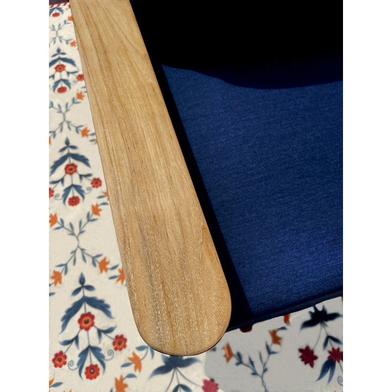 Ensemble de 5 sièges d'extérieur en osier pour patio avec coussins, Bleu, Gris