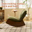 Chaise berçante confortable, fauteuil oscillant rembourré de haute qualité, structure en bois massif, parfaite pour une chaise d'appoint-1543328246
