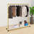 Zanas 59.1'' Rolling Industrial Pipe Clothing Rack