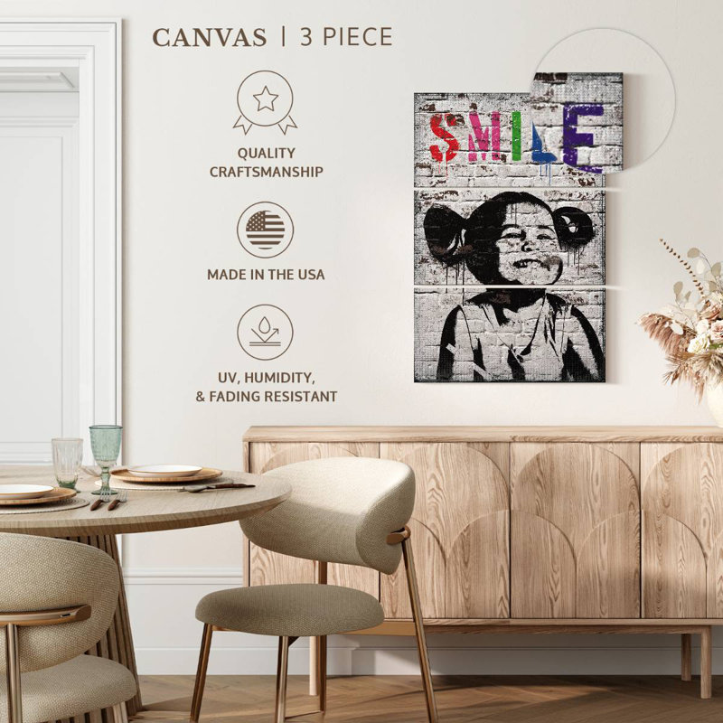 Leisha Smiling Girl, 38" H x 24" W