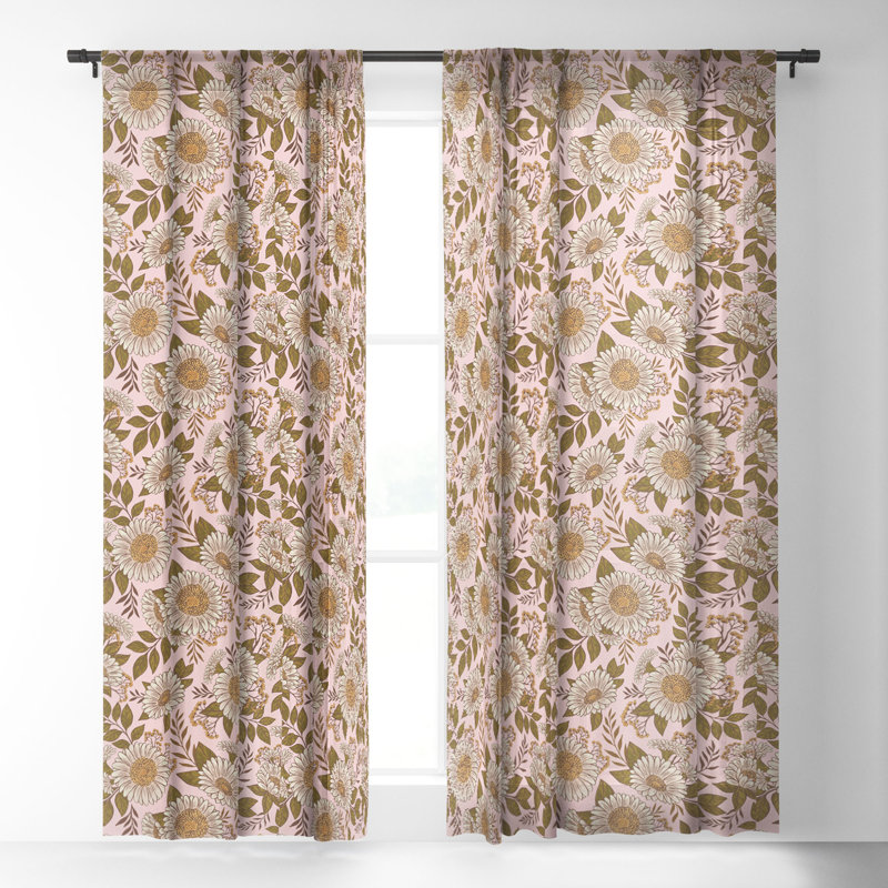 Arseni Sheer Curtain Pair, 50" W x 120" L