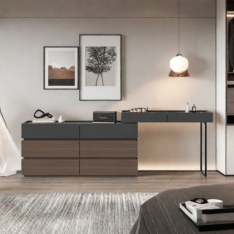 Fornear, Walnut/Dark Gray