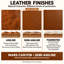 Novella Heirloom Quality RAF Chaise in Buttery Soft 100% Top Grain Leather, Made to Order-1489679846