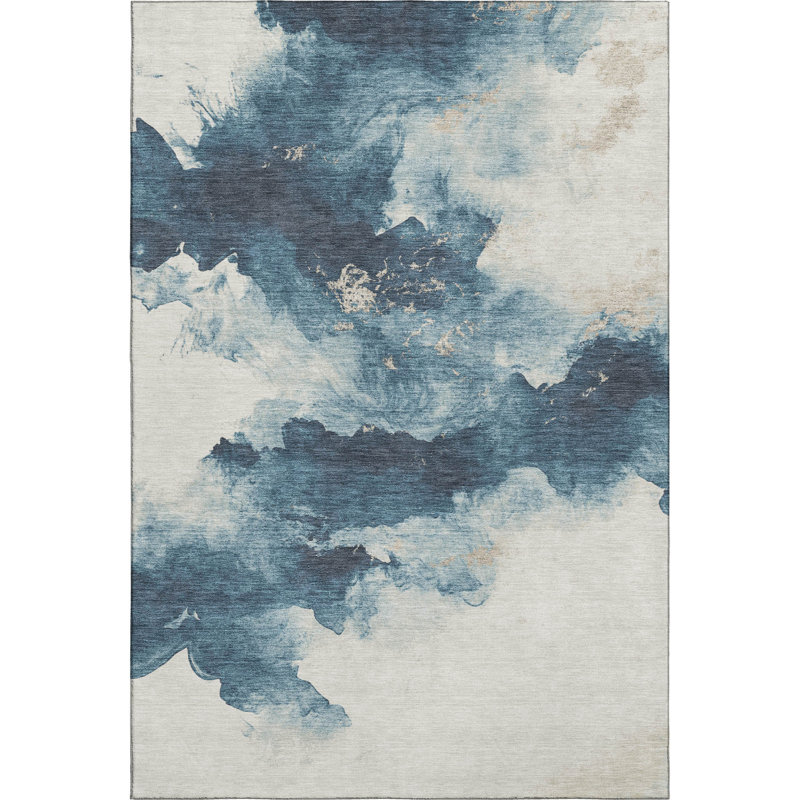 Premium Machine Washable Jacquez AMF1801 Modern Rug, Rectangle 10' x 14'