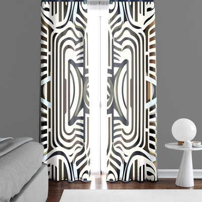 Diako Semi Sheer Curtain Pair