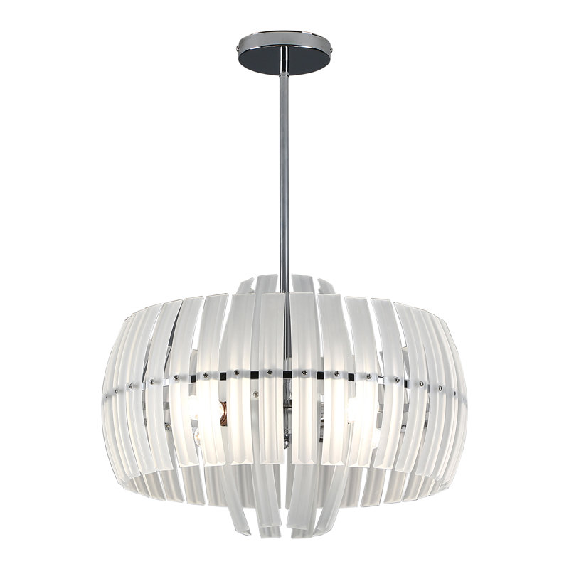 Nevelle 4 - Light Dimmable Lantern Drum Chandelier