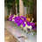 8 " Faux Orchid in Glass Planter-83110657