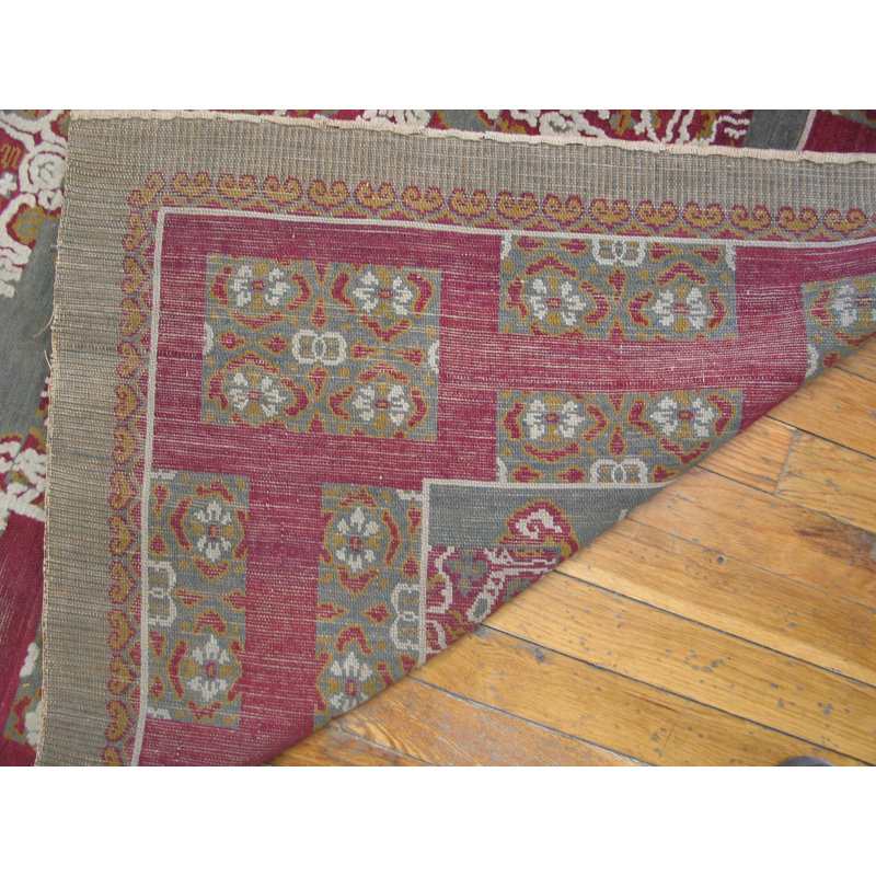 Antique Ukrainian Knotted Rug
