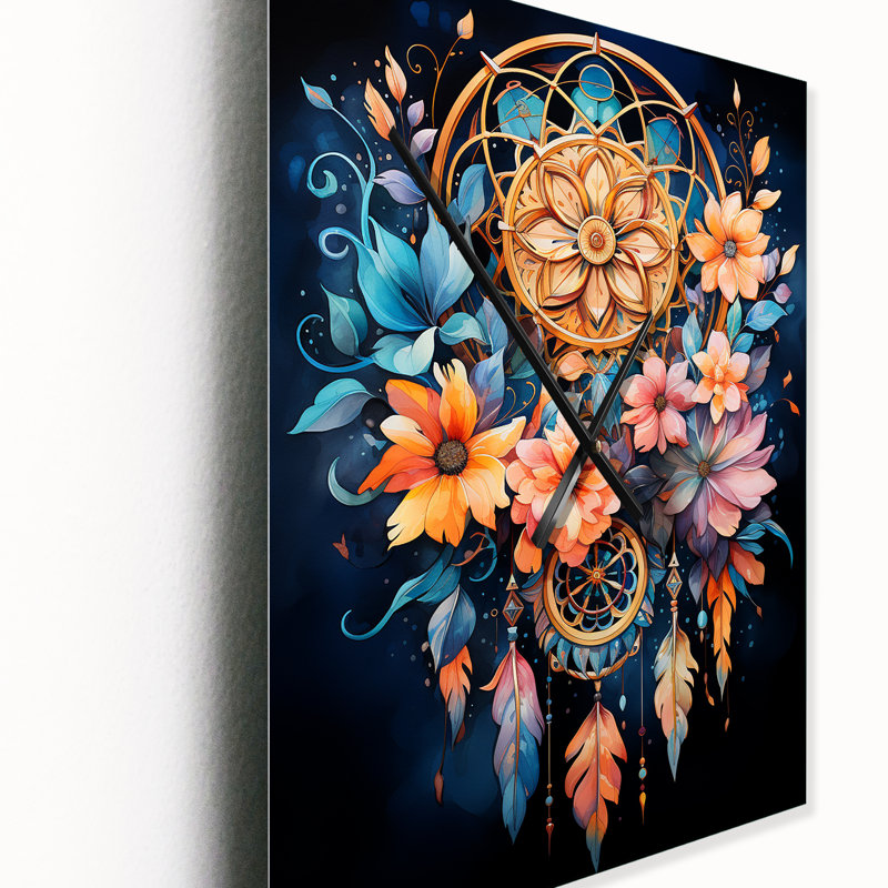 Horloge murale Tomkiel - Dream Catcher, H 32 po x l 24 po x P 1 po