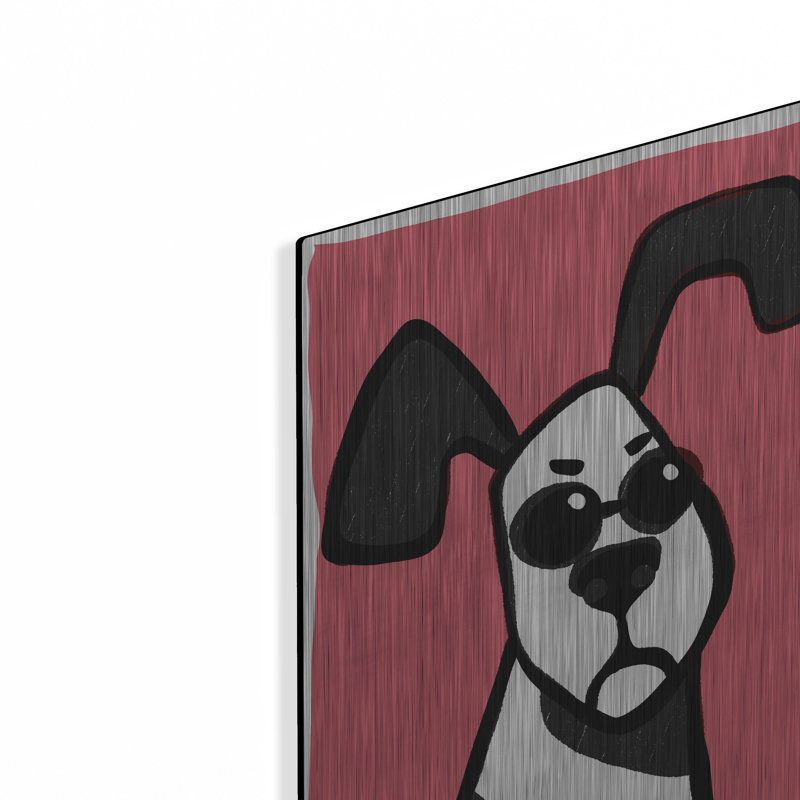 «Dog On Pink» par Irena Orlov, H 16 po x l 12 po