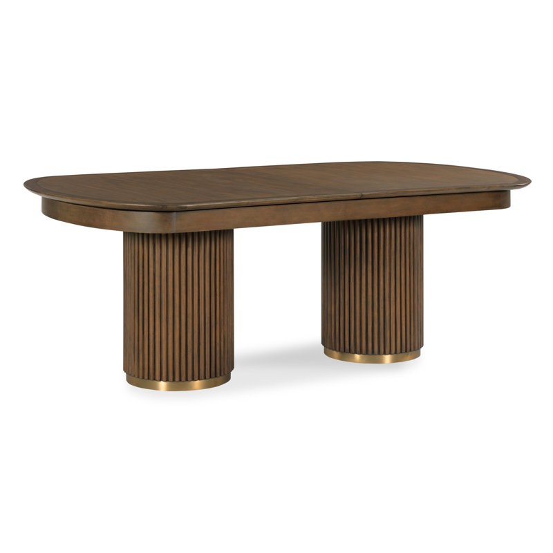 Skyline Oval Walnut Wood Dining Table