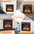 Electric Fireplace Insert With Wifi Function And 6 Flame Colors-1713619144
