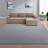 Spacious Cloud Sectionals With Plush Corduroy, No Assembly, Modern Living