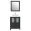  Ensemble de meuble-lavabo simple 24 "avec miroir-27052442
