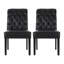 Ensemble de 2 chaises roulantes Broxton touffeté à manger KD MP2-1392988752