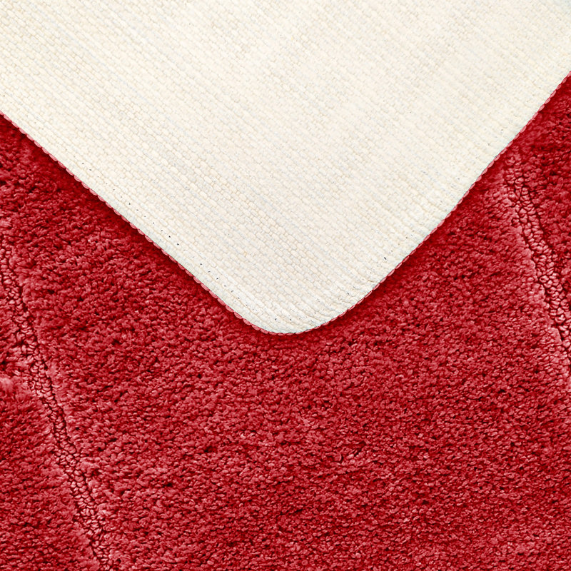 Norelle Mayfair Micro Fibre Bath Set, Red