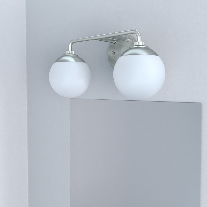 Hepburn Mid-Century Brushed Nickel 3-Light Vanity Sconce