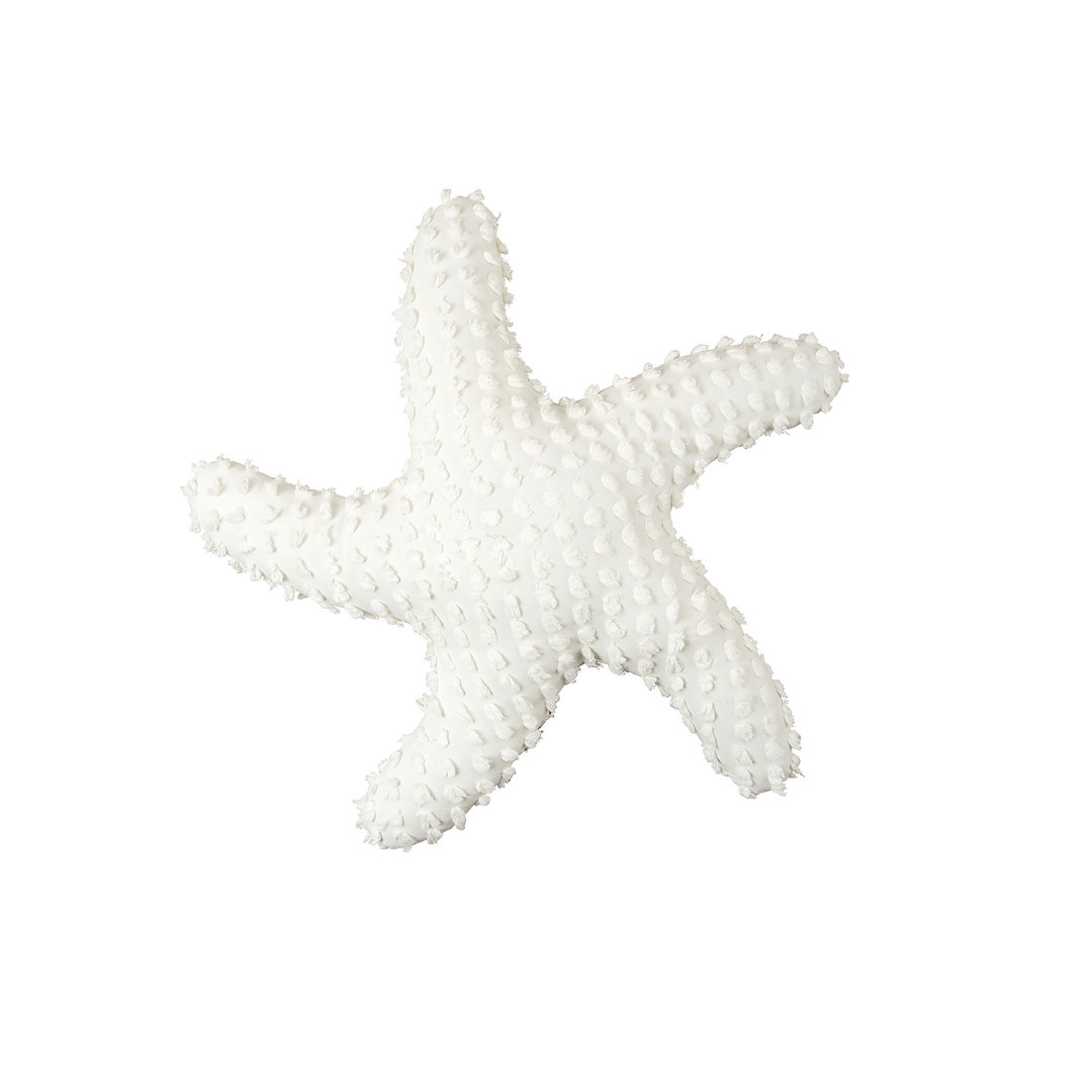 25" Starfish Shaped Coastal Accent Throw Pillow Decor Decoration 25.0 in. C&F Home 