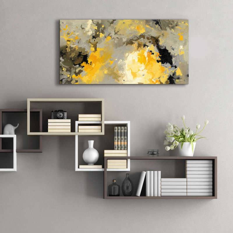 «Star Cloud» par Shirley Novak, art mural en verre acrylique, H 24 po x l 48 po