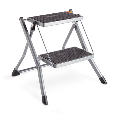 2 - Step Steel Folding Small Step Ladder