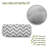 Chevron Outdoor Bolster Cotton Throw Pillow-1379239632