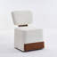 Chaise parsons rembourrée ivoire