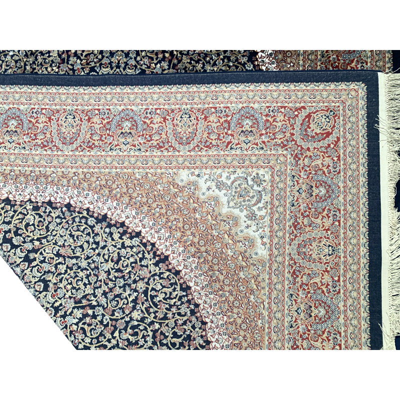 Rectangle Machine Tufted Silk Area Rug