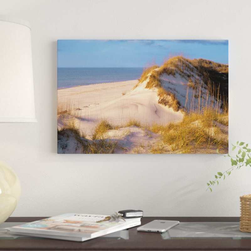 « côtier sables, saint joseph péninsule, floride », reproduction d’impression sur toile, H 12 po x l 18 po x P 1,5 po
