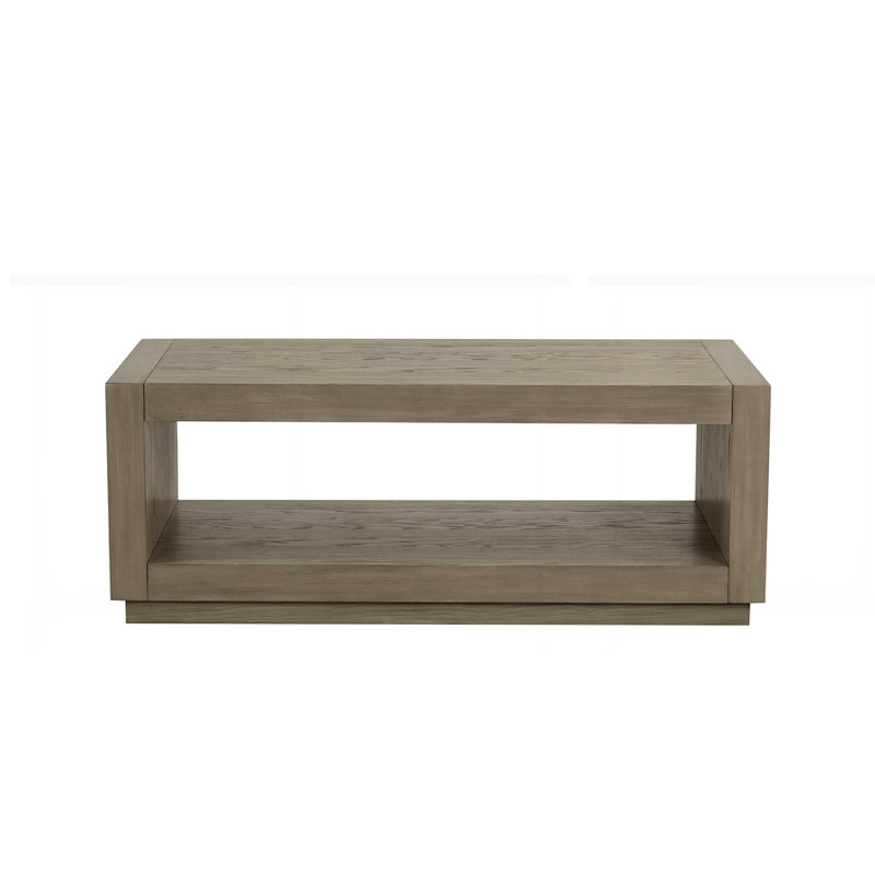 Modern Rectangle Coffee Table, Natural