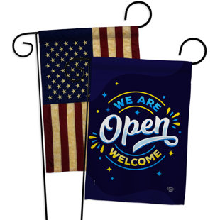 Drapeau de jardin en polyester 18,5 x 13 po Home Decor Home