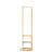 360 Rotating Multifunctional Full - Length Mirror With Hook Storage And Solid Wood, For Home Decor Gym