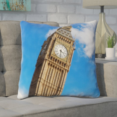 Microsuede Reversible Throw Pillow