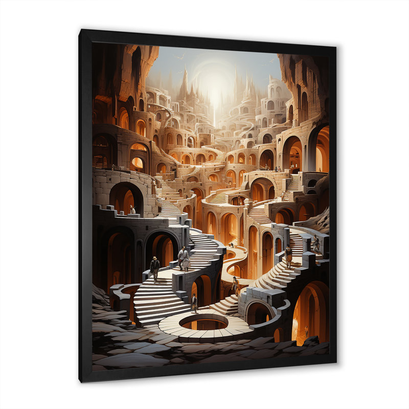 Impression sur toile grise surrélevée grise I sur toile, Cadre photo noir, H 44 po x l 34 po x P 1,5 po