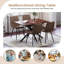 Extendable Metal Base Dining Table-1184016214
