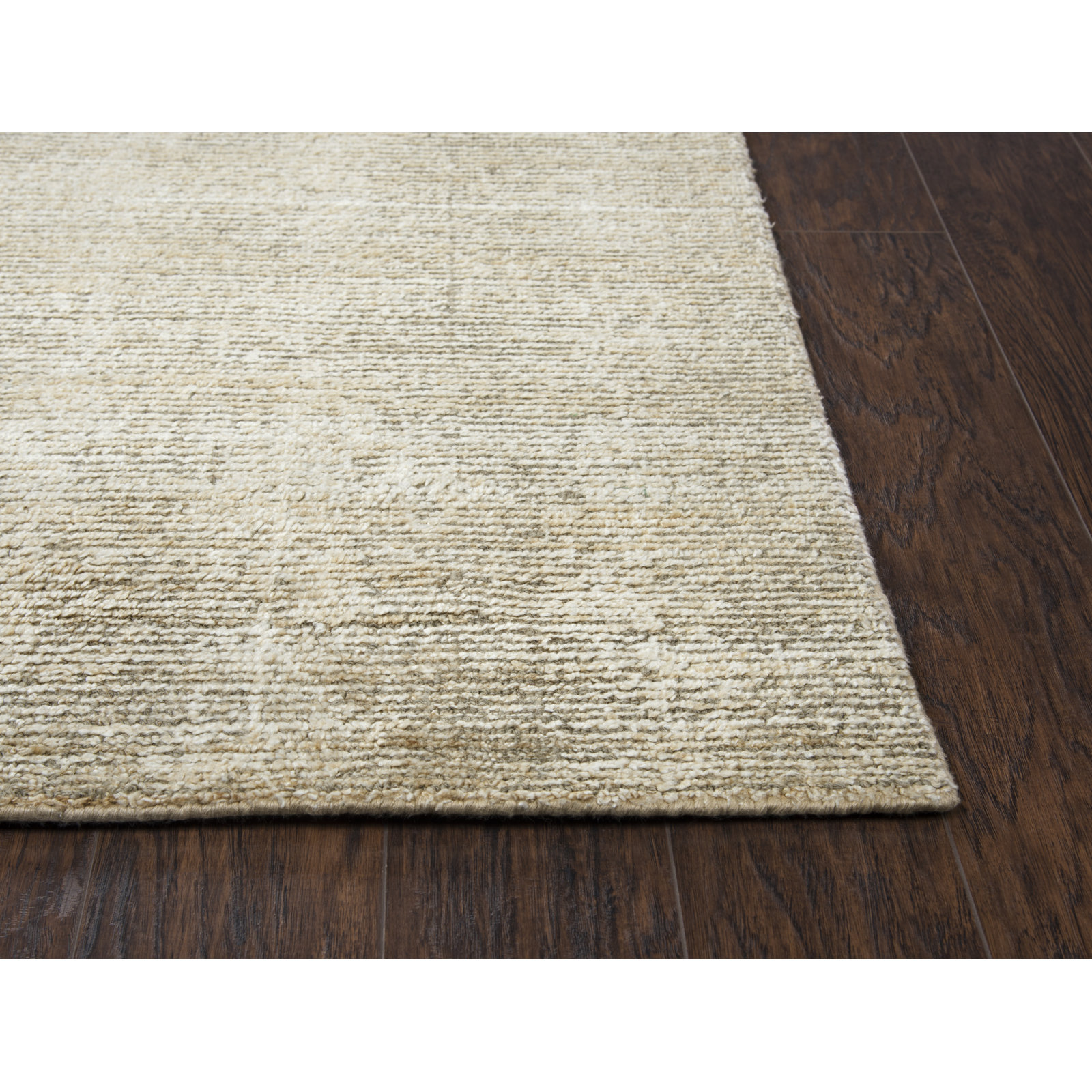 Casleton Handmade Dark Beige Rug, Rectangle 8' x 10'
