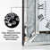 Jeni Mirrored Wall Clock with Diamond