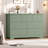 Ariee 47.2" W 7 - Drawer Double Dresser, White-1995102930